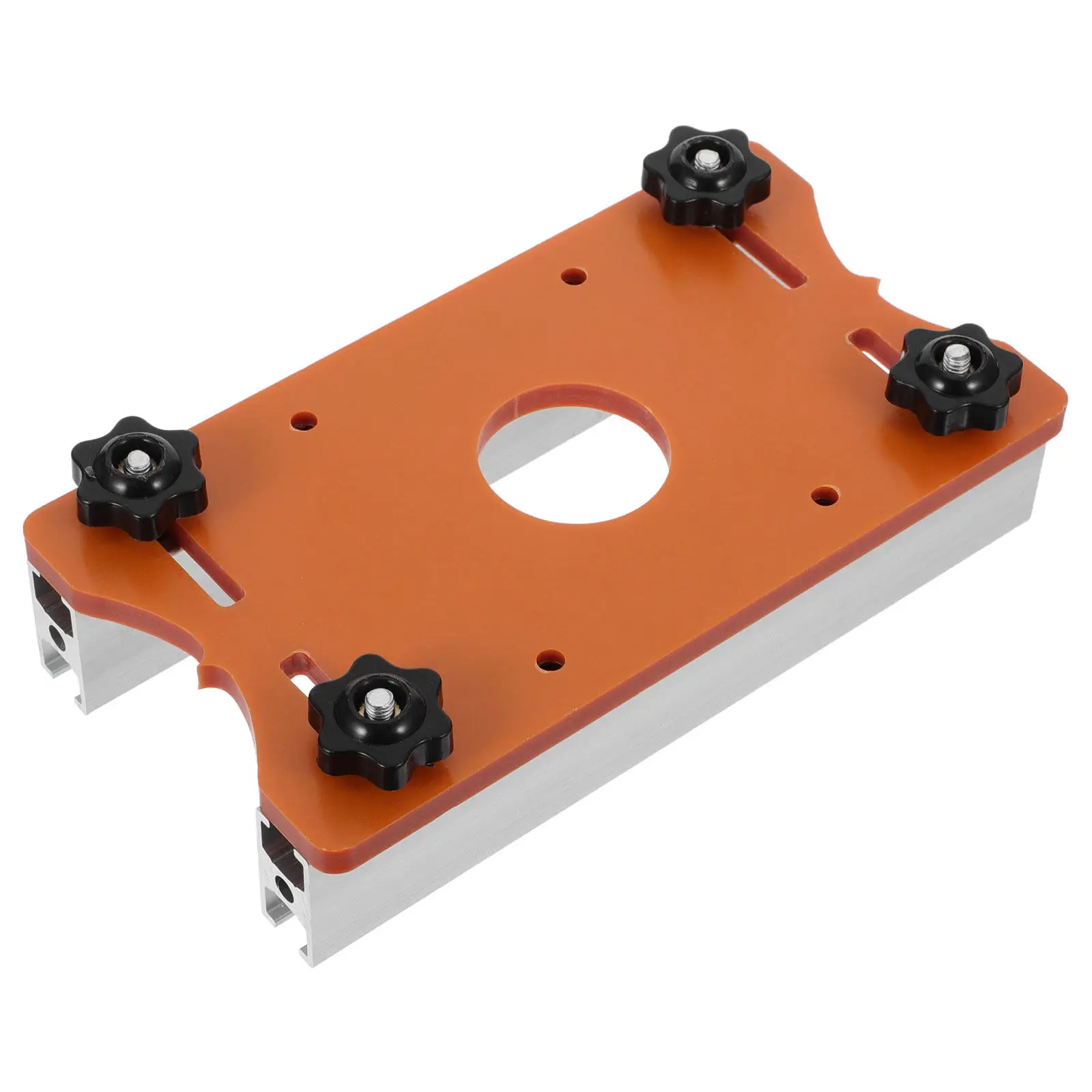 

Алюминиевая вставка для фрезерного станка, универсальная монтажная база для точной обработки пазов и кромок, вставка для фрезерного стола