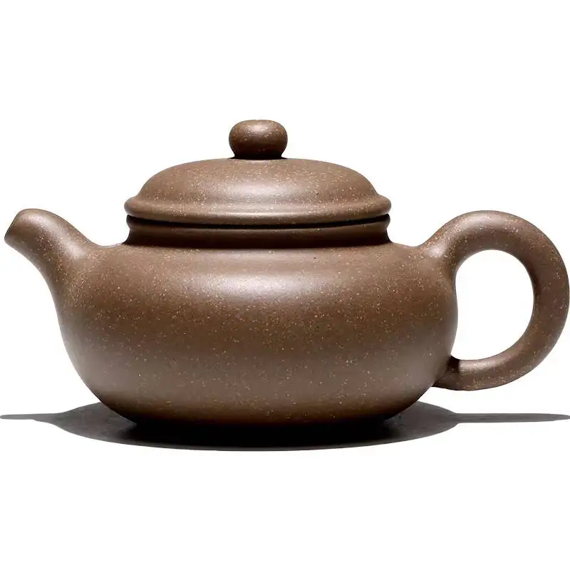 [Not Ordinary Teapot]Yixing Zisha Pot By Wu Ronghua, Handmade Antique-Style Teapot, 220Cc Ball Hole