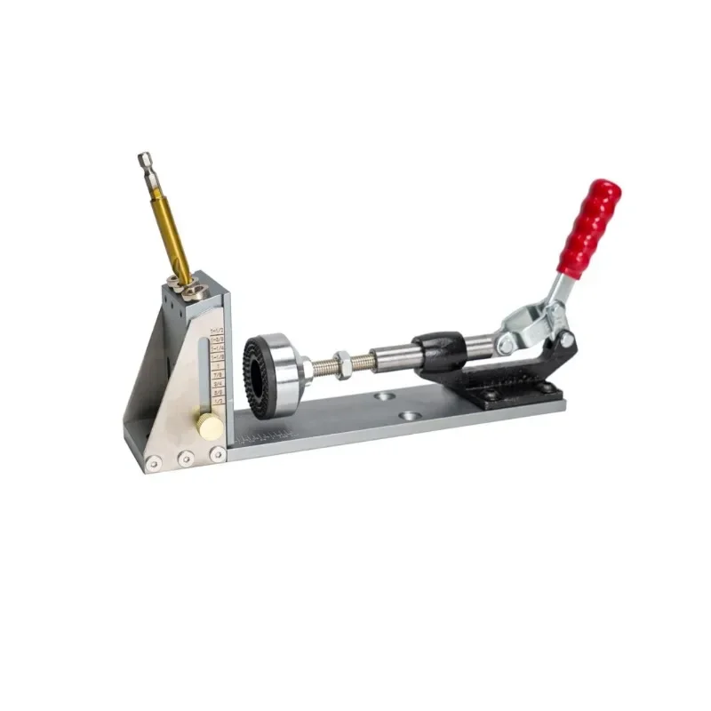 

Woodworking bevel hole positioner drilling bit pocket clamp hole jig tool