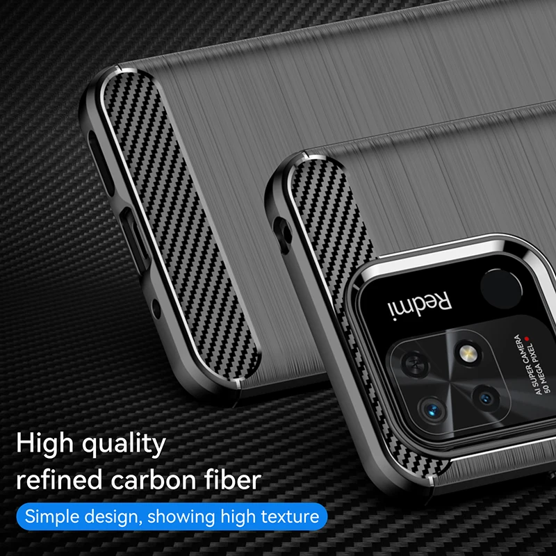 For Xiaomi Redmi 10C Case Cover for Redmi 10C 10 10A 9A 9C 9 9T Case Bumper Soft Silicone Armor Rubber Cover For Redmi 10C Cover