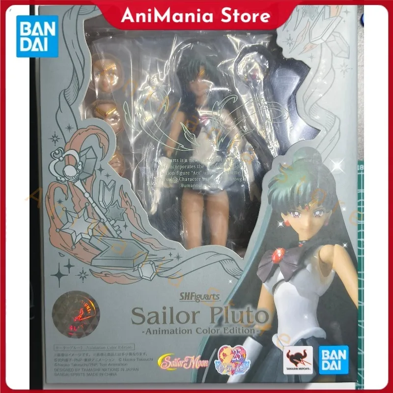 

Bandai Sailor Moon Anime SHF Meiou Setsuna Action Figures Collectible Model Movable Exquisite Doll Ornaments Toys Gifts for Kids