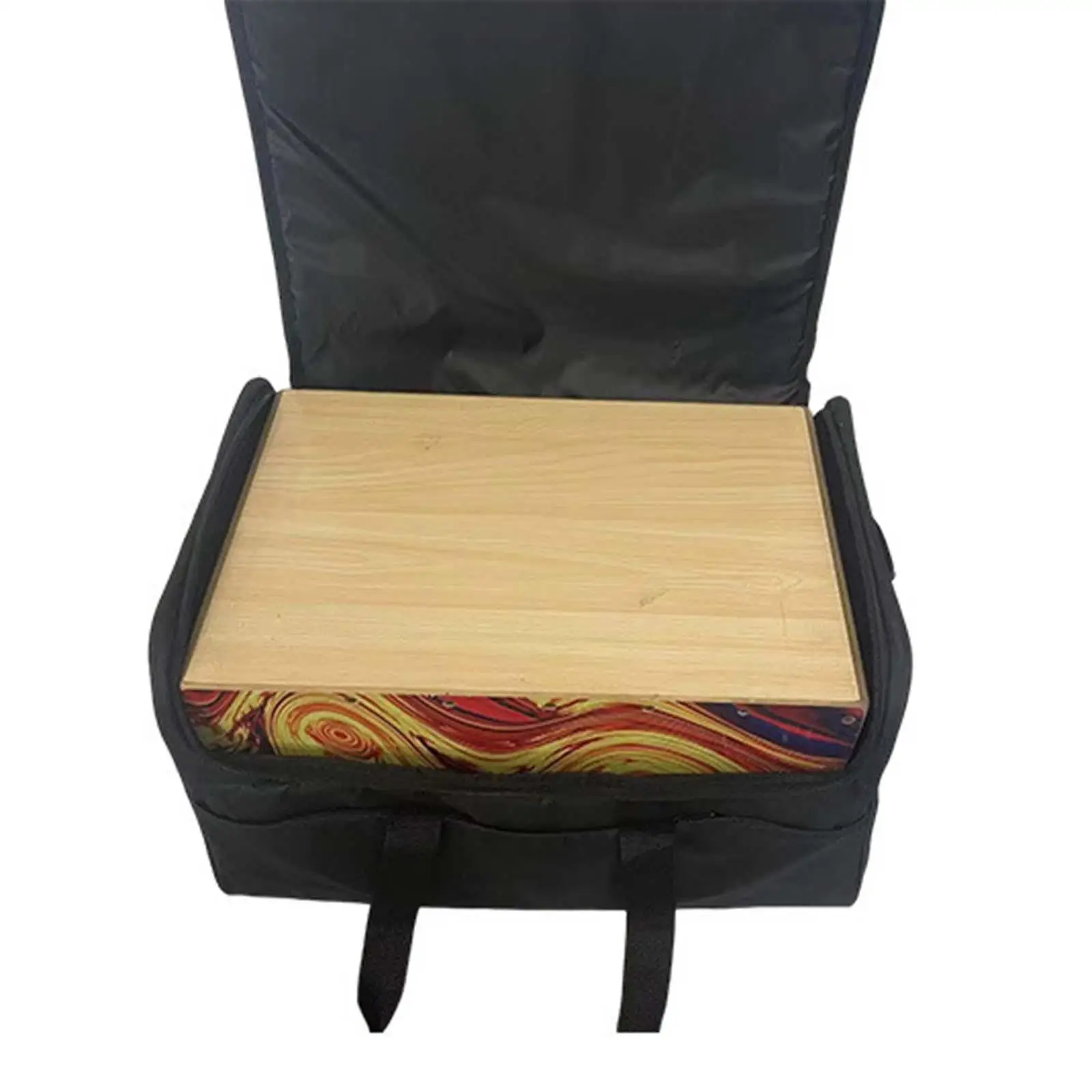 Borsa Cajon Box con maniglia per il trasporto, borsa per la conservazione del tamburo, tracolla regolabile borsa a percussione in tessuto Oxford