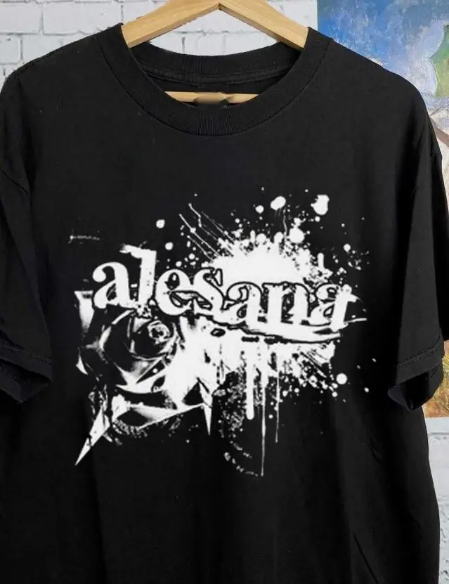 Popular Alesana Black Rose Band Black Unisize T-Shirt