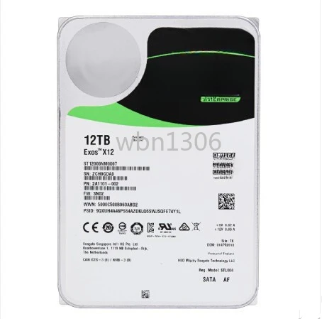 12T Helium Hard Disk 12TB Mechanical Hard Disk Monitoring Security 7200 to 256M Desktop NAS Hard Disk