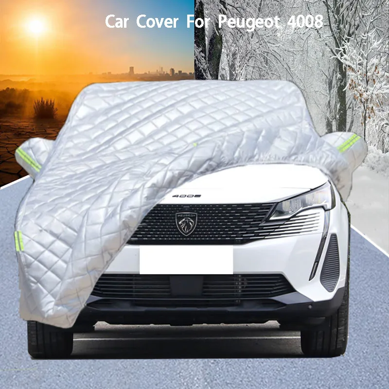 

For Peugeot 4008 Car Cover Delivers Hail Protection, Scratch Guard, prevents paint Peeling Rain & Snow Resistance