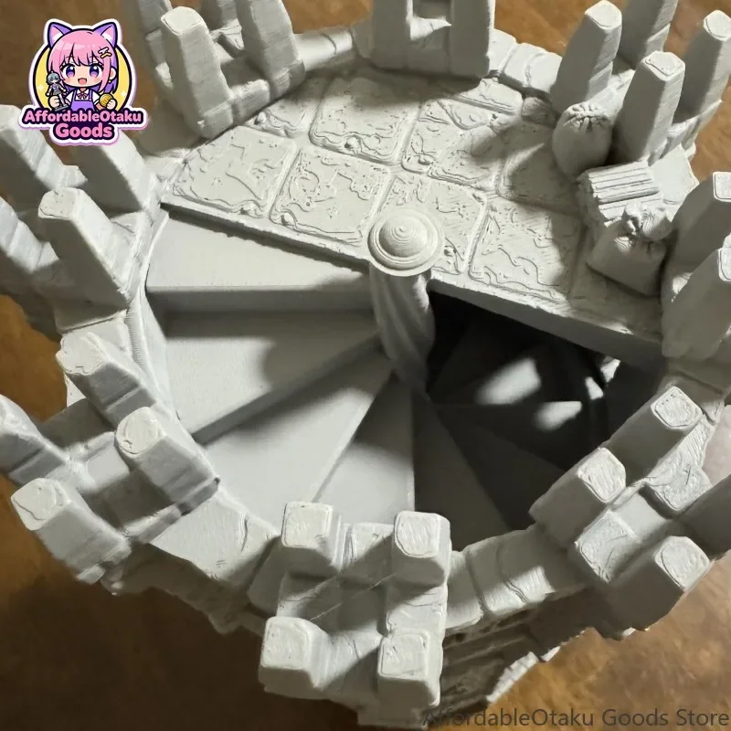Premium 3D Printed Castle Dice Tower Medieval Dice Roller for DND D&D Tabletop RPG Game Decorative TTRPG Gift