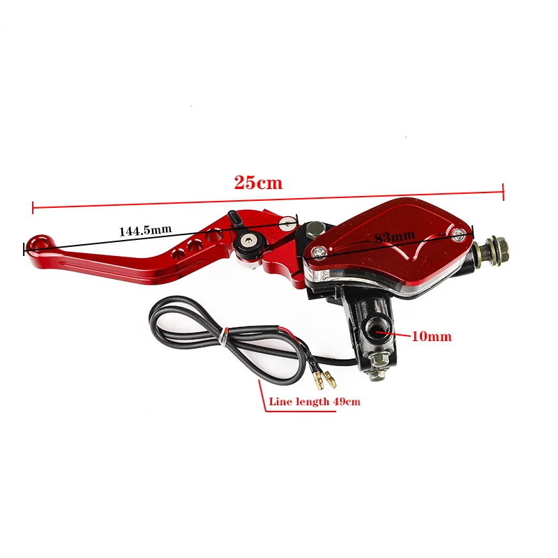 14mm Piston lever Adjustable Handle Hydraulic clutch Brake Pump Master Cylinder Motorcycle Racing Universal For HONDA Yamaha