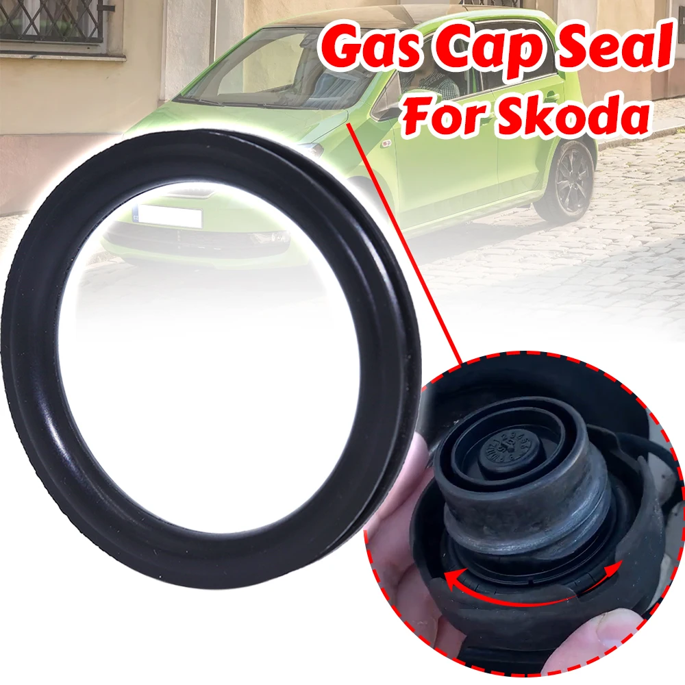 Gas Cap Replacement Seal Fuel Tank Filler Neck Repair V Shape O-ring Rubber Gasket Washer 55x5mm For Skoda Citigo OCTAVIA Scala