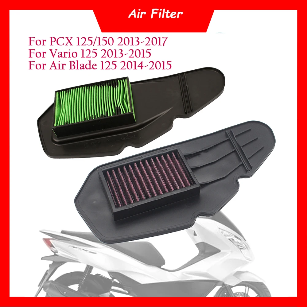 

Motorcycle Engine Air Filter Cleaner Air Intake Filter Element For Honda PCX125 PCX150 2013-2017 Vario125 2013-2015 Air Blade125