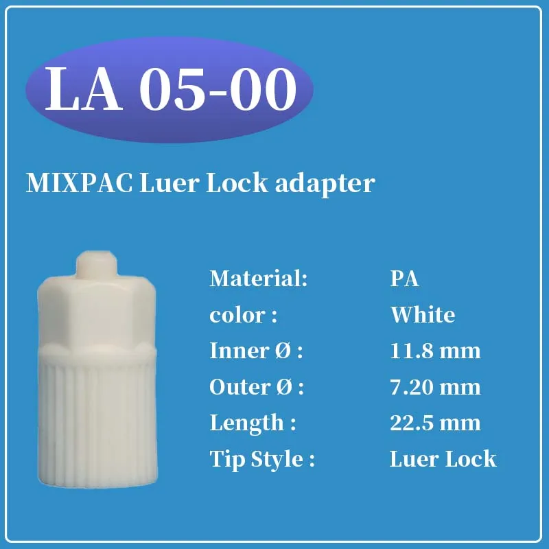 

MIXPAC Converter LA 05-00 adepter used for 05 series mixper to Dispensing needles LA 10-00 adepte lA06-08 50PCS/Bag