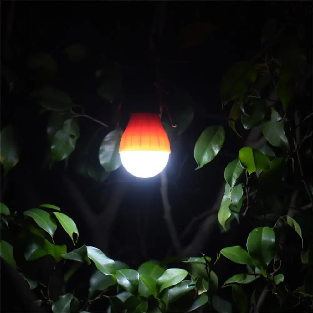 4colors Portable Camping Equipment Outdoor Hanging Camping Lantern Soft Light LED Camp Lights Bulb Lamp For Fishing And Hiking