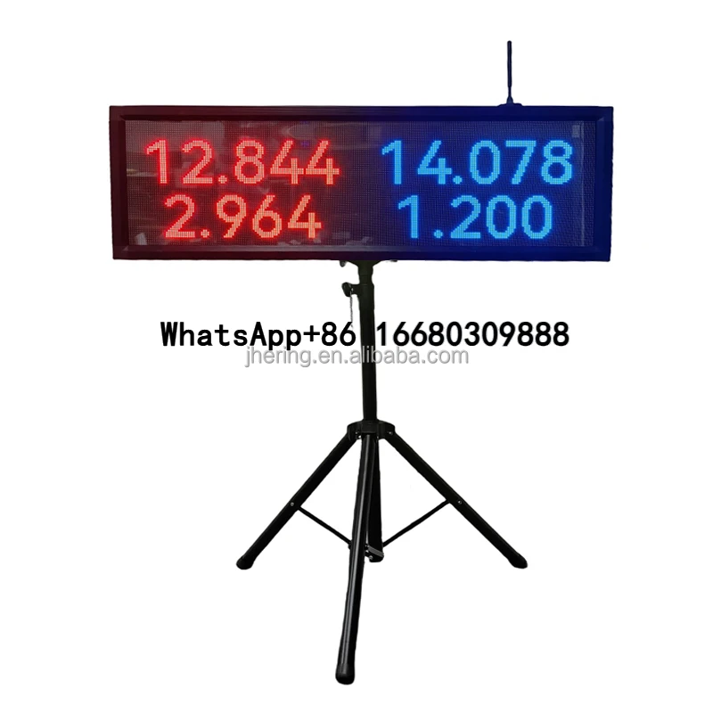 Jhering LED Drag Racing Timer Sensor Wireless Roll Race Drag Timing Clock System für Auto Motorrad