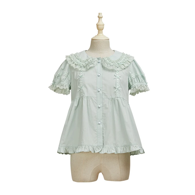 

~Cloud Dream~Sweet Lolita Shirt Peter Pan Collar Innerwear by Summer Fairy