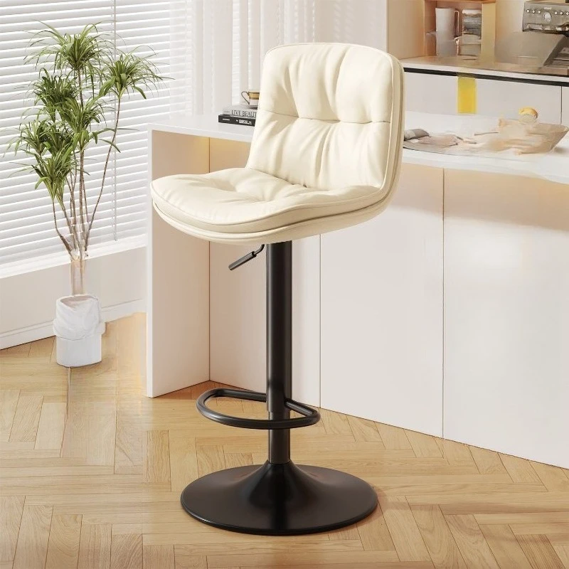 

comfortable Backrest Bar chair Household high Island lift bar chair Light luxury commercial krzesło ergonomiczne home furniture