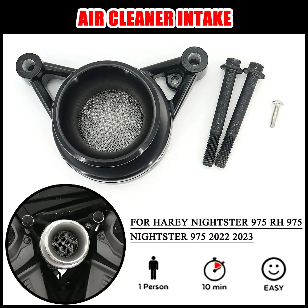 

Moto Accessories New StyleAir Cleaner Intake Filter Cover Velocity Stack For Harey Nightster 975 RH 975 Nightster 975 2022 2023
