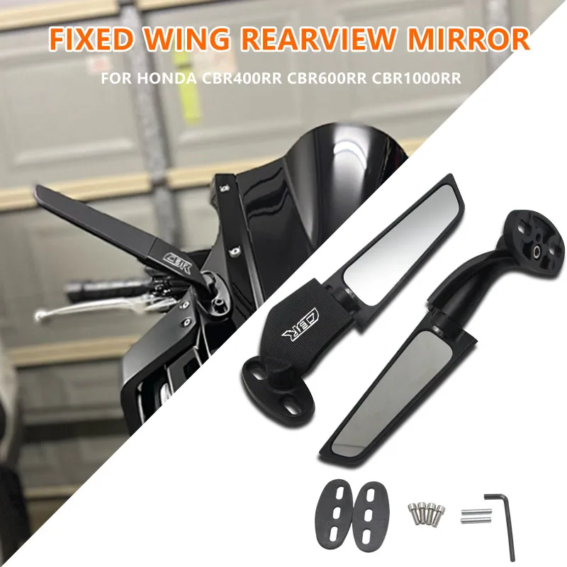 

For Honda CBR400RR CBR600RR CBR1000RR CBR954RR Motorcycle Modified Wind Wing Adjustable Rotating Rear Wiew Mirror Rear Mirror