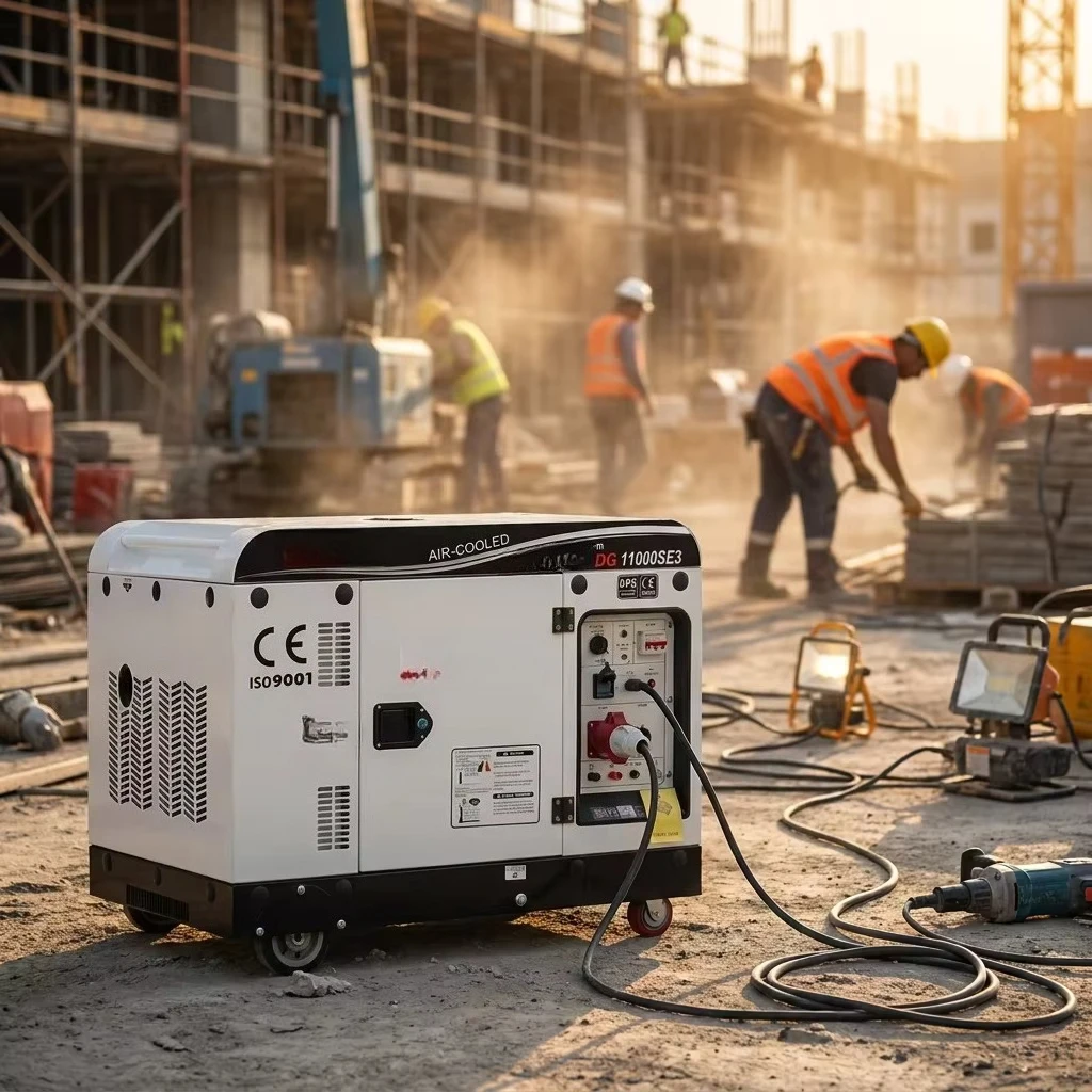 8KW 10KVA Silent Diesel Generator 16HP 30L ATS Remote Start 50Hz 60Hz 220V 380V CE ISO