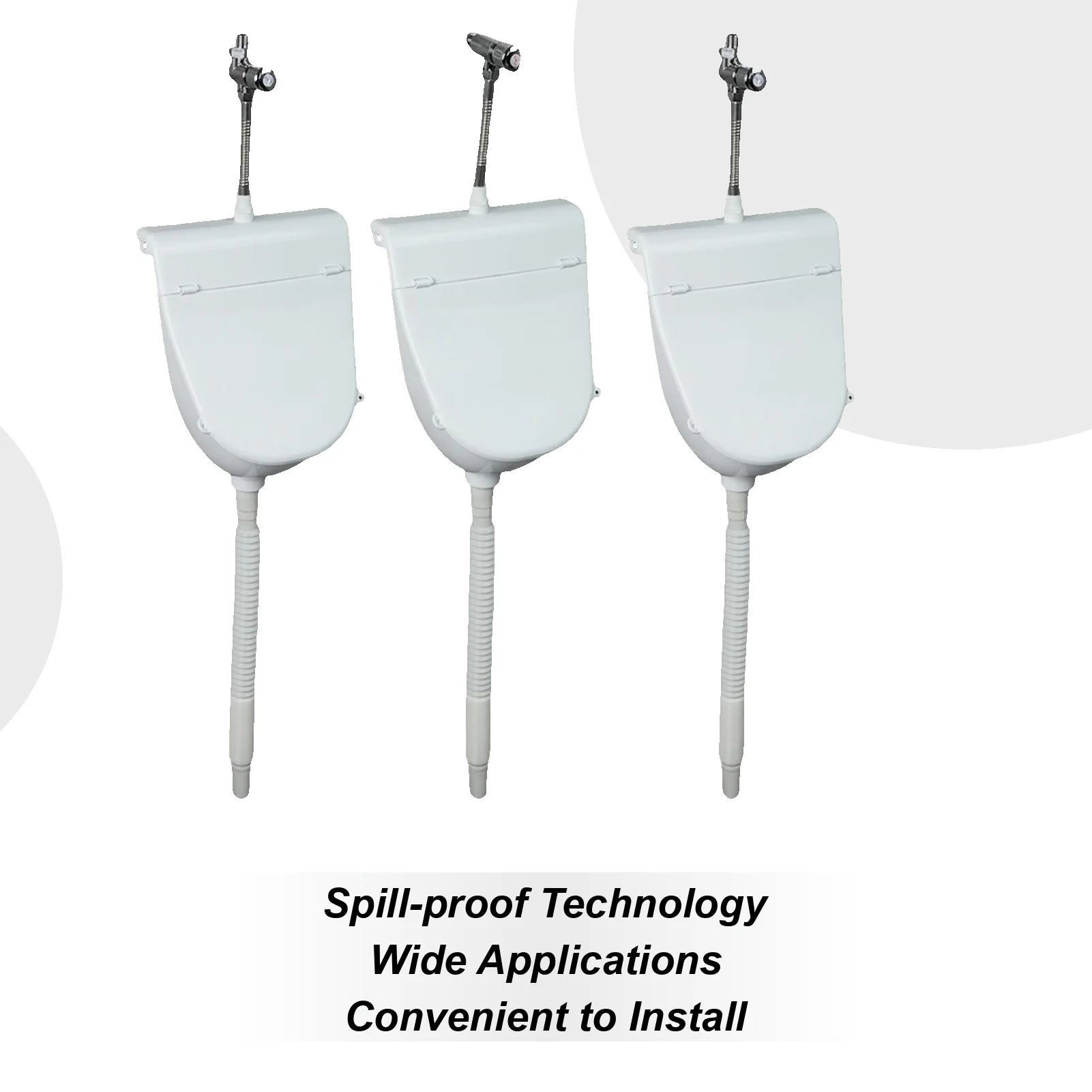 

Garage Urinal Commercial Wall Urine Diverter Overflow Proof Urinal With Lid For Men Kids Outside Bathroom Garage Camping