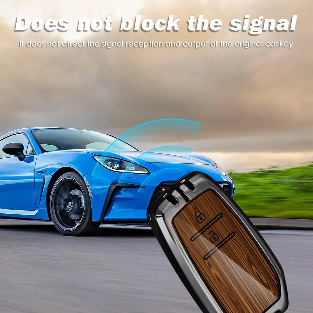 سبائك الزنك الجلود 2 زر البعيد مفتاح فوب غطاء شل لتويوتا هايلكس إنوفا Rav4 فورتشنر 86 المفاتيح #6