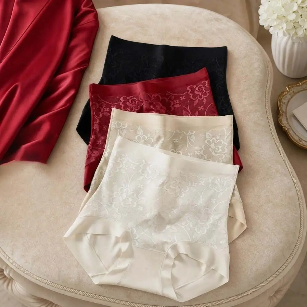 Jacquard Flower Postpartum Body Shaper Shapewear High Waist Butt Lifter Underpants Shape Control Belly Contracting
