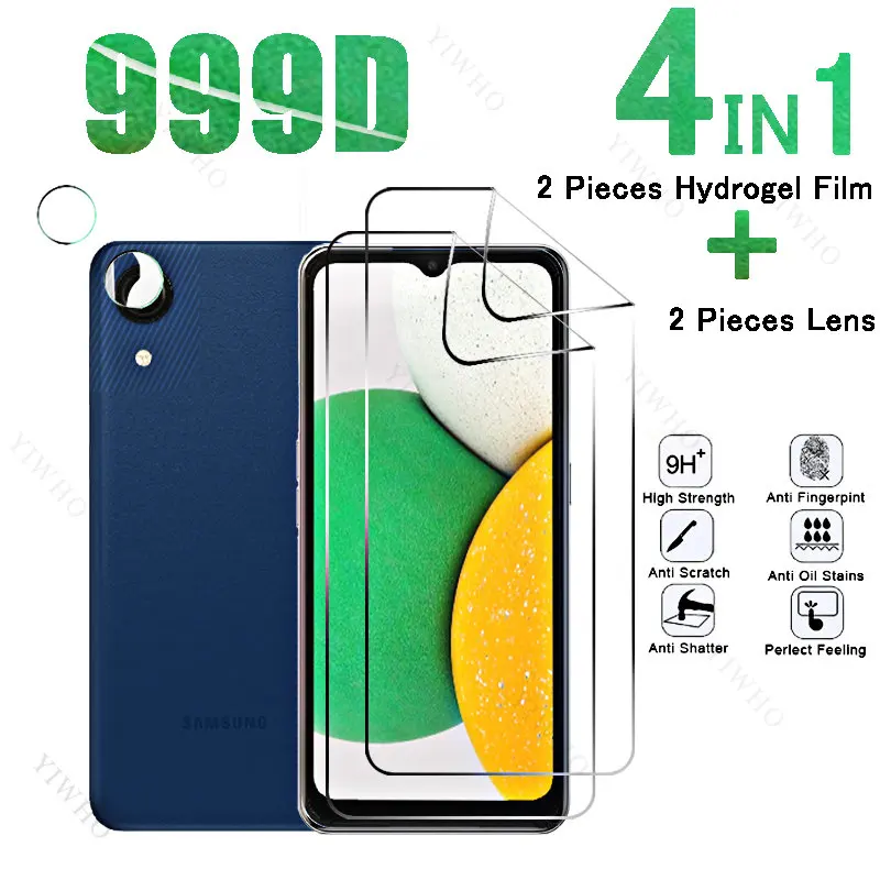 6in1 Full Cover Front Hydrogel Film for Samsung Galaxy A03 Core Screen Protectors for Samsung A 03 SM-A032F 6.5