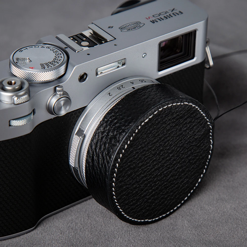 

Retro X100V X100VI Camera Lens Cap Protect Front Lens Cover with Anti-lost Rope for Fujifilm Fuji X100 X100VI Protection Cover