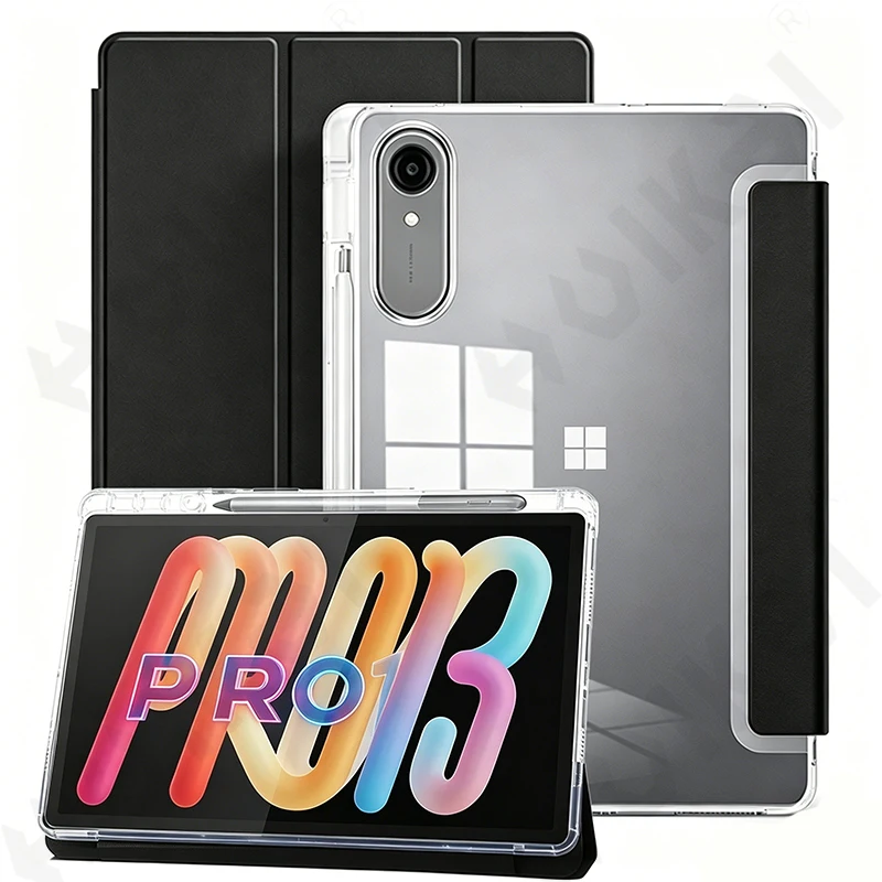 

Case For Xiaoxin Pad Pro 13 inch 2026 /For idea Tab Pro 13 2026 Tablet Slim Stand Hard Back Shell Smart Slim Trifold Stand Cover