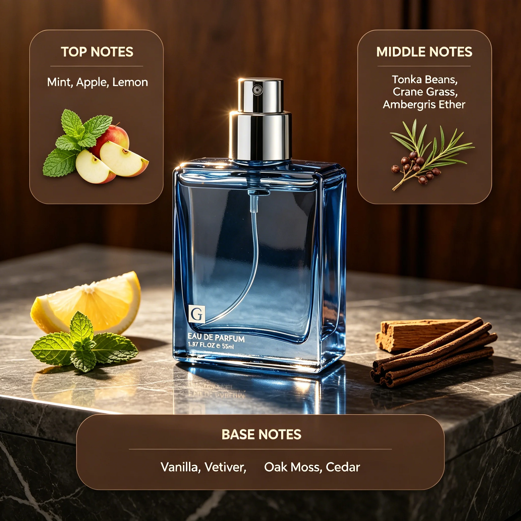 Eau de Parfum pour Homme 55ml, - Best Perfume Fragrance avis et prix