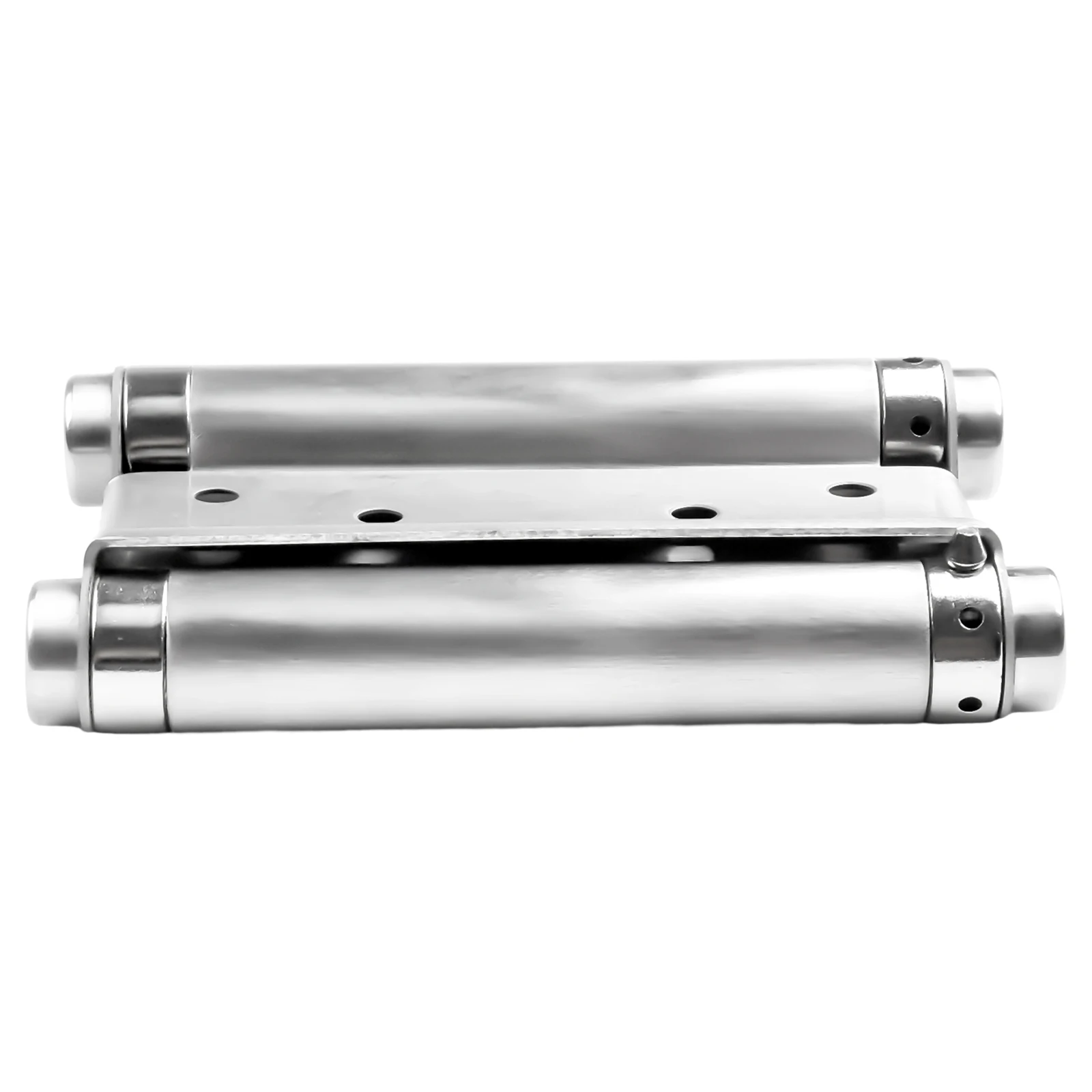 Two-Way Spring Hinge In Stainless Steel For Interior Doors Requiring Smooth And Repeatable Bidirectional Motion