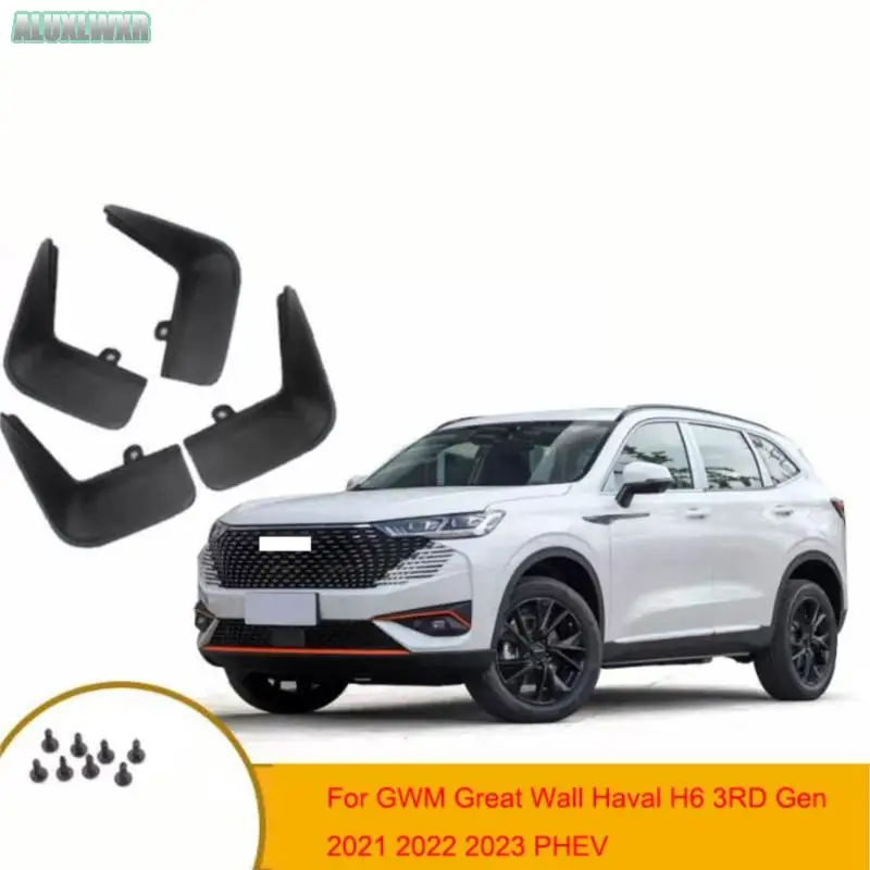 

Mudguards Mud Flap Flaps Splash Guards Fender Protector Cover For GWM Great Wall Haval H6 3RD Gen 2021 2022 2023 Car Accessories