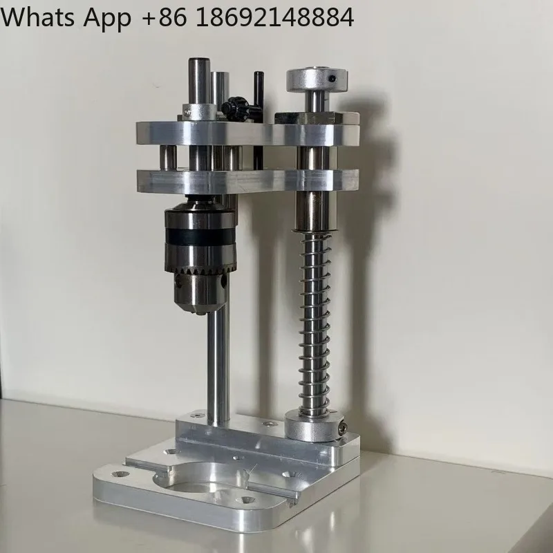 Woodworking Punching Bench Drill for Aluminum Profile Positioning Vertical Punching Desktop Small Lithium Drill