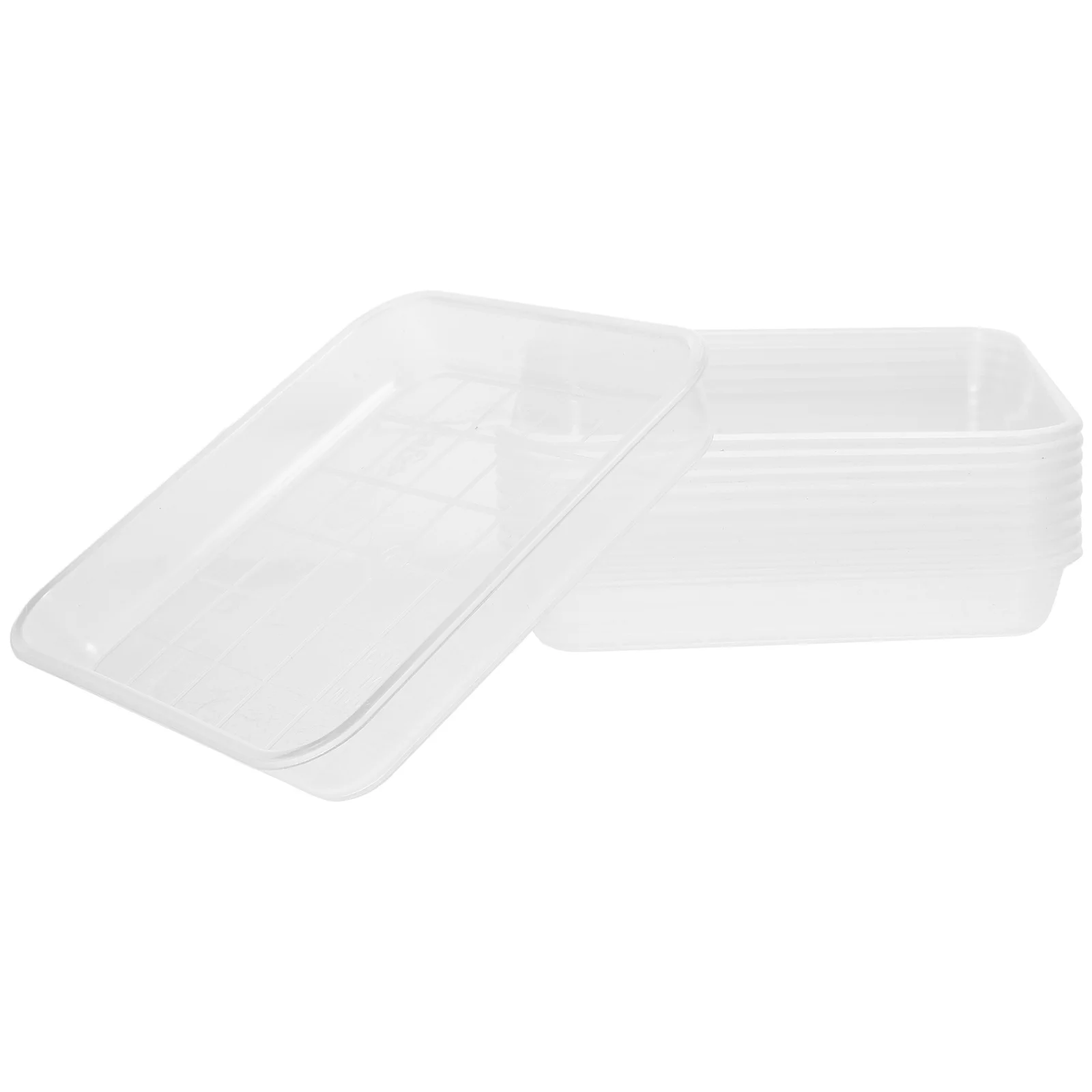 

10Pcs Flower Pot Tray Base Heavy Duty Plastic Plant Saucers for Home Garden Soil Leakage Prevention Water Drainage Tray for Pots