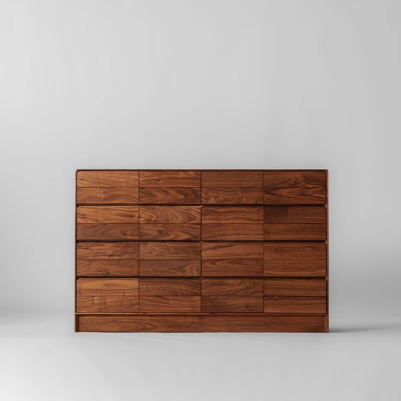 

#for Yijian Eight-Drawer Cabinet Modern Minimalist Mid-Century Style Solid Wood Living Room Furniture Model Yj-01 Wood Wax Oil