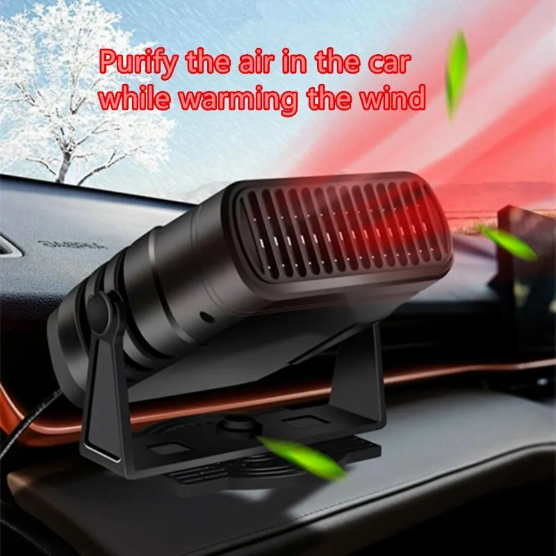 

12V/24V 120W Car Heater Defroster Electric Cooling Heating Fan Portable Electric Dryer Windshield Defogging Demister Defroster