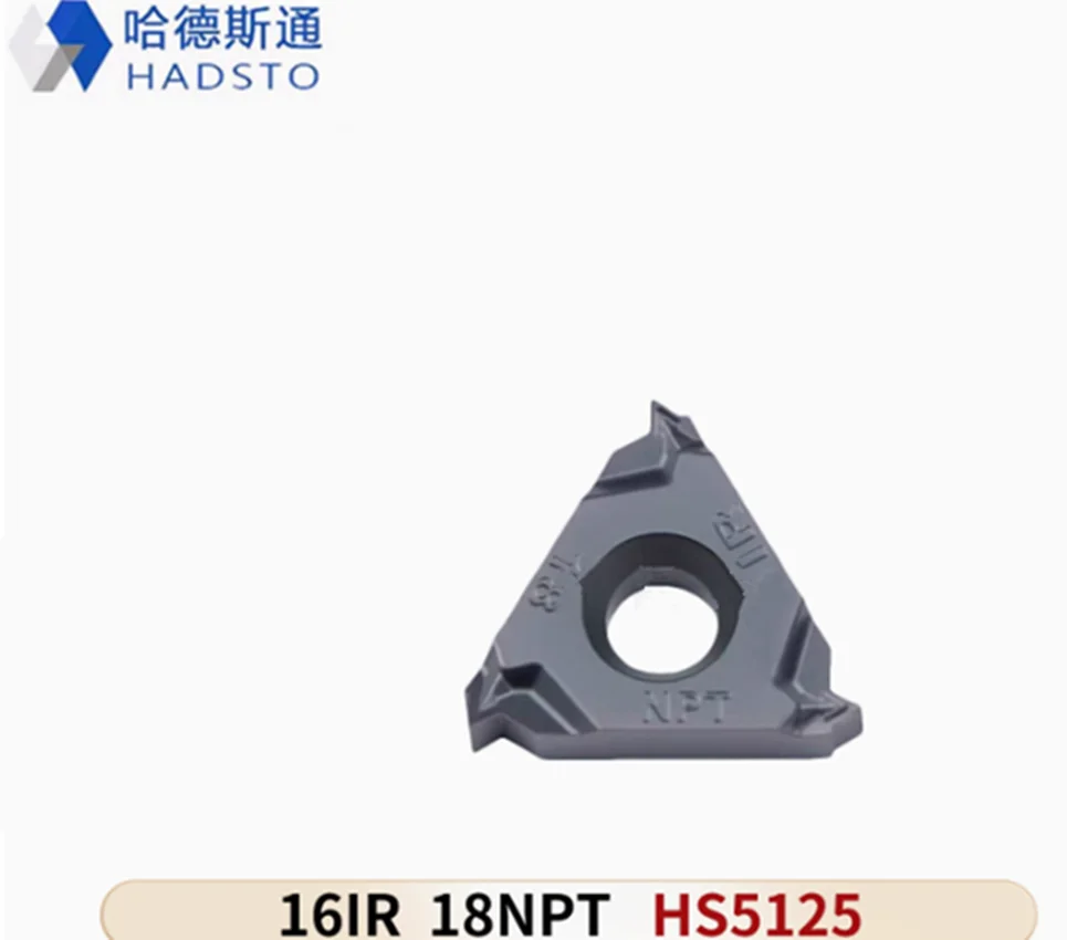 

16IR18NPT HS5125/16IR18NPT HS5225 HADSTO CNC blade carbide inserts Threaded inserts 10pcs/box
