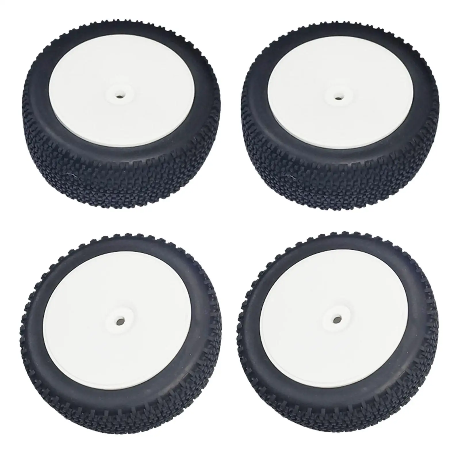 Mini RC Crawler Wheels Tires Set Rubber Beadlock 73mm Diameter for Wltoys 124018 124019 1/14 Off Road