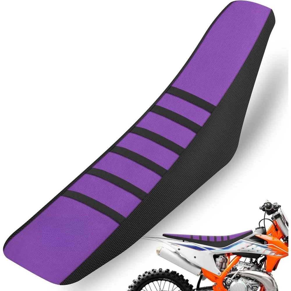 

Universal Seat Cover Soft Waterproof Non-slip Ribbed Motorcycle Seat Cover For SXF EXC KXF CRF YZF WR TC TE
