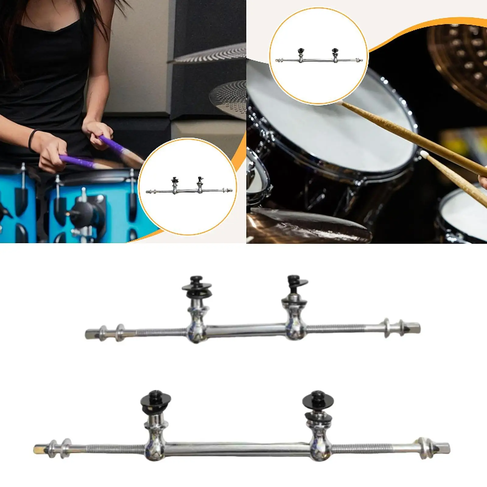 Lug per batteria Accessori per set di batteria Tom Snare Lug per grancassa Sostituisci l'antenna degli strumenti musicali vecchio o danneggiato Leggero