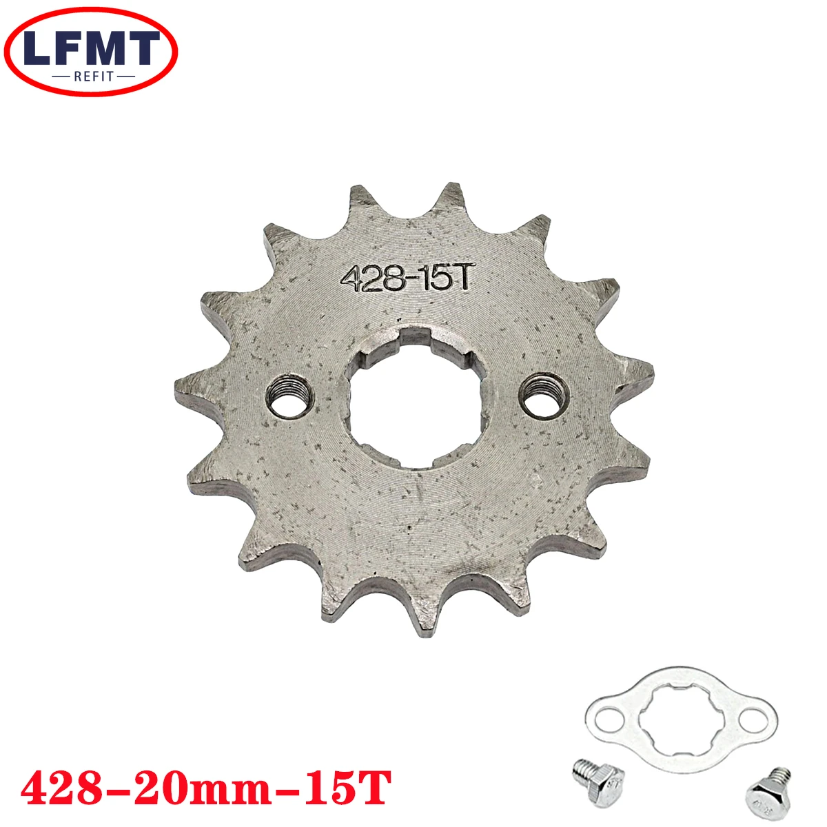 

428# Chain 20mm 10T 11T 12T 13T 14T 15T 16T 17T 18T 19T 20T 21T 22T 23T Front Engine Sprocket For ATV Quad Dirt Bike Motorcycle