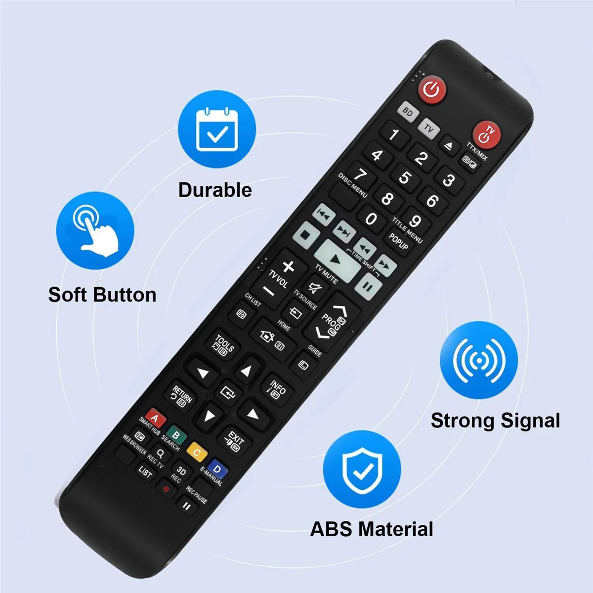 Replace AK59-00176A Remote Control for SAMSUNG BLU-RAY Player BD-H8500 BDH8900A/XY BD-H8500A/XY BD-H8900A/XY