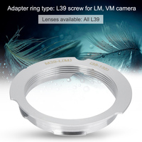 Adapter for Leica TECHART LM-EA7 Adapter L(M39) LM 35-135mm Adapter for Leica M39 LSM LTM Lens for Leica VM ZM Techart LM-EA7