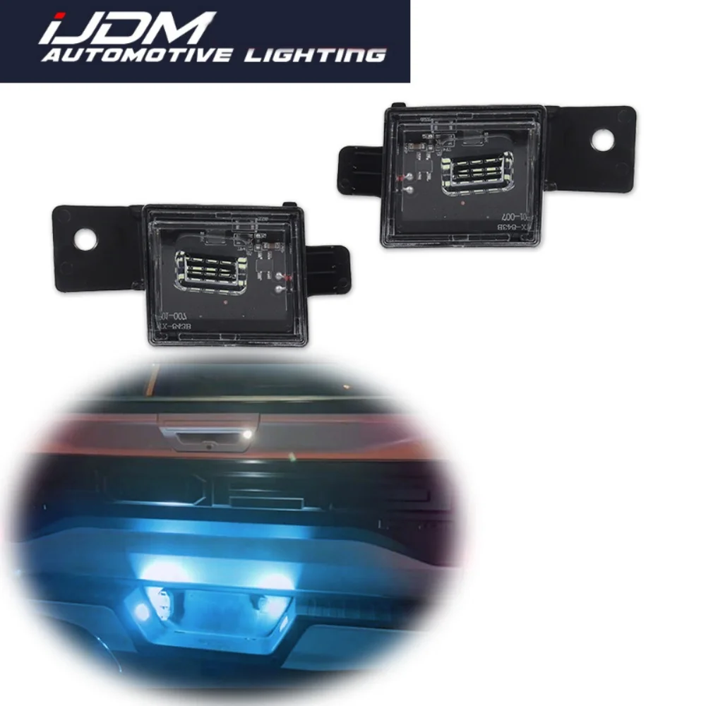 

For Chevrolet Silverado 1500 2500HD 3500HD For GMC Sierra 1500 2500HD 3500HD Error Free Car LED License Plate Number Lights 12V