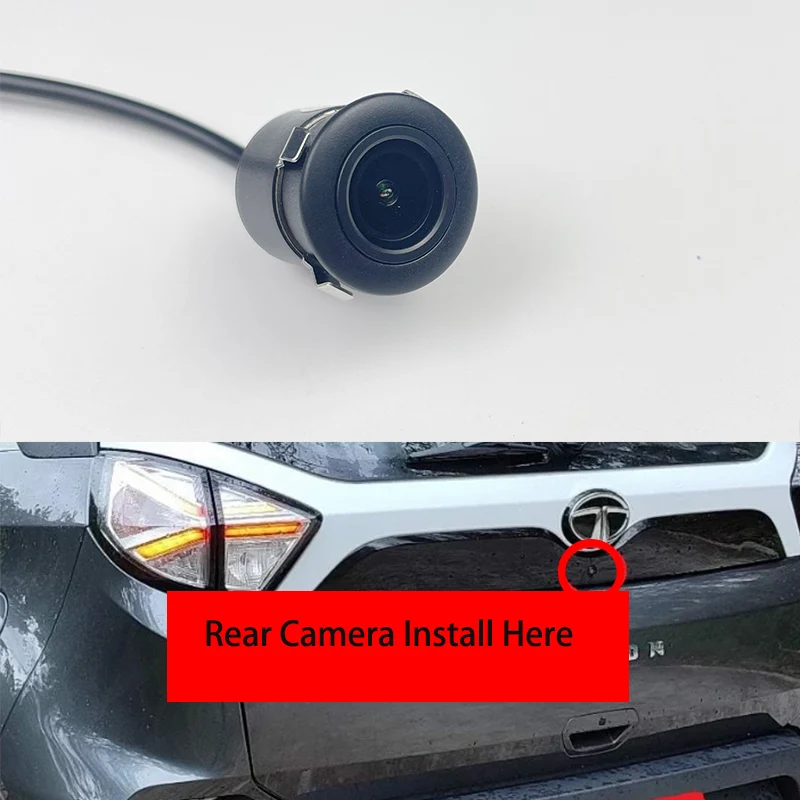 Rear View Camera For TATA  Nexon XM  (S) Plus Super CCD Night Vision Car Backup Parking Reversing Camera Kits