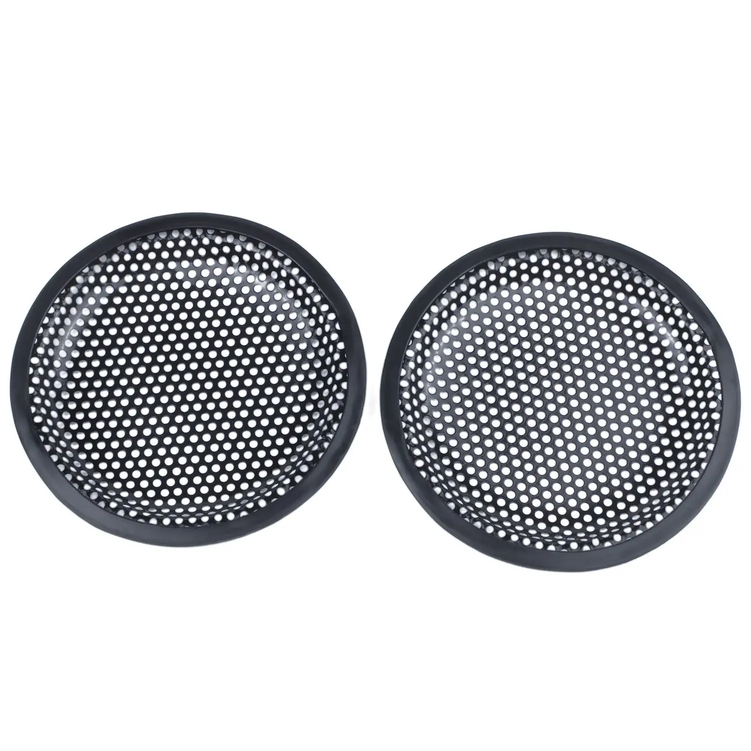 

6.5inch Metal Mesh Round Car Woofer Cover Speaker Grill Black 2