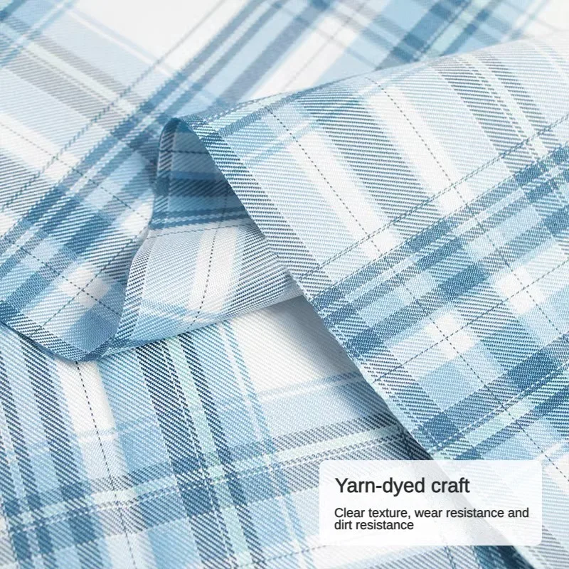 Plaid Fabric By The Meter for Japanese Jk Uniform Skirts Clothing Hair Band Clothes Pillowcases DIY Sewing Textile Anti Wrinkle