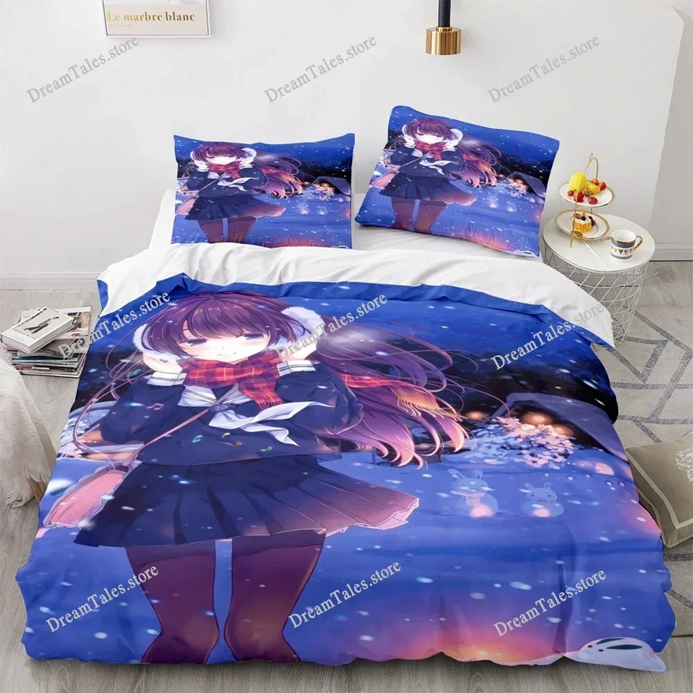 

3D Printed Anime Kawaii Sexy Girl Bedding Set Boys Girls Twin Queen Size Duvet Cover Pillowcase Bed Kids Adult Home Textile