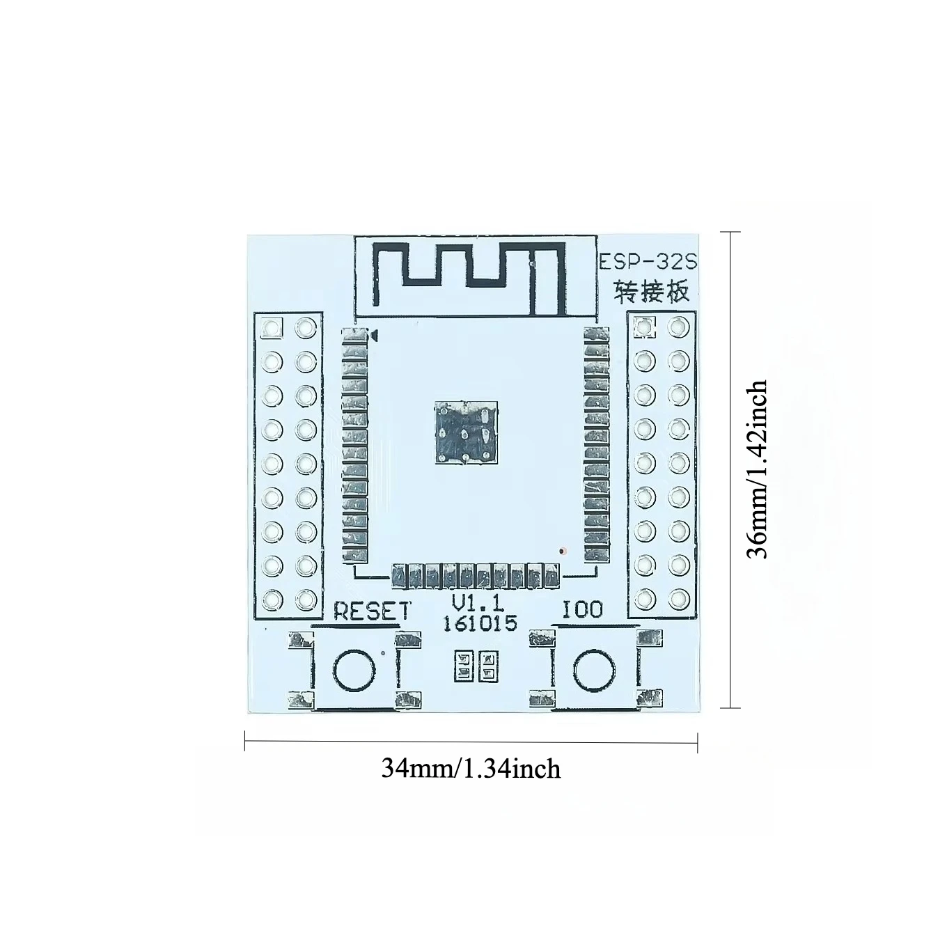 

10pcs DIY ESP 32S Adapter Board for ESP8266 Serial WiFi Module Expansion Shield for Arduino Development
