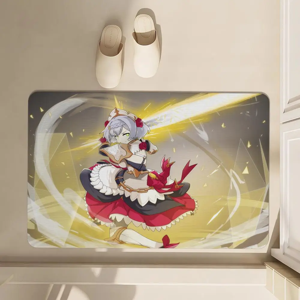 

Genshin Impact Floor Mat Soft Diatom Bathroom Absorbent Floor Mat, Toilet Of The Bathroom, Household Floor Mat, Door Mat Carpet
