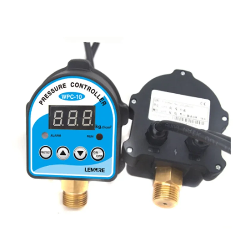 

1pc Digital Pressure Control Switch WPC-10 Digital Display WPC 10 Eletronic Pressure Controller for Water Pump With G1/2"Adapter