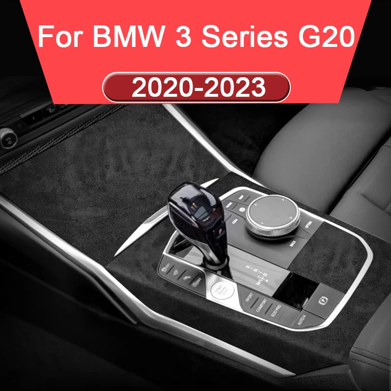 

Artificial Suede Car Interior Sticker For BMW 3 Series G20 2020-2023 Car Gear Panel Sticker Gear Box Protective Film Accessory